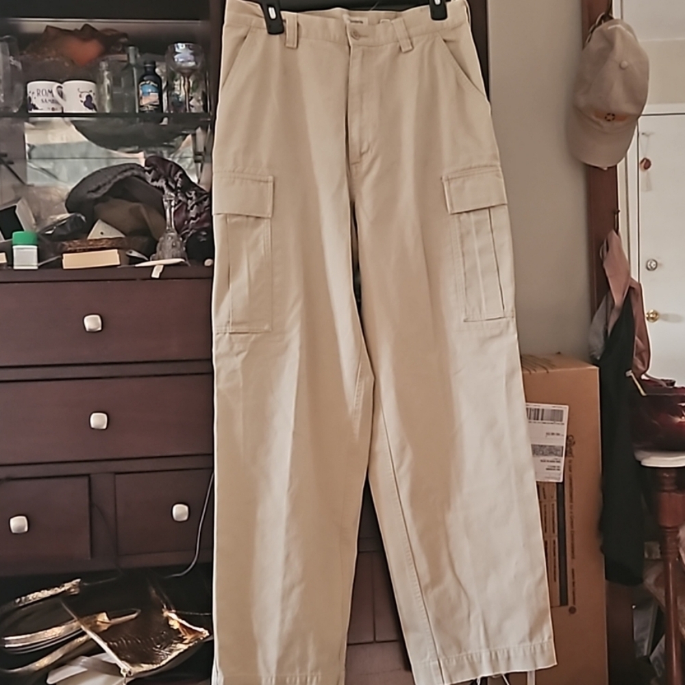 33/30 NEW FREE TERRITORY AHEAD mission comfort distressed bottom cargo pants